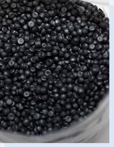 Recycled Polypropylene rPP Medium Impact Black