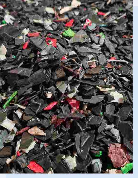 Automotive Waste - rPPCP Multi Color Painted