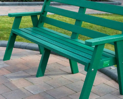 Recycled Plastic Seating Bench